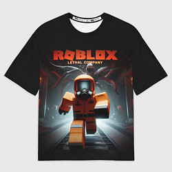 Мужская футболка оверсайз Lethal Company x Roblox
