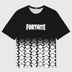 Футболка оверсайз мужская Fortnite game pattern, цвет: 3D-принт