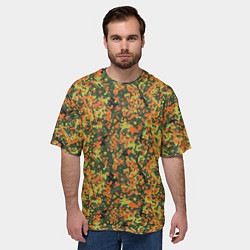Футболка оверсайз мужская Современный пятнистый камуфляж, цвет: 3D-принт — фото 2