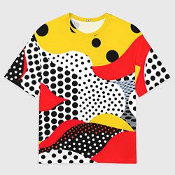 Футболка оверсайз мужская Вихревая иллюзия, цвет: 3D-принт