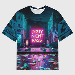 Футболка оверсайз мужская Кибер street, цвет: 3D-принт
