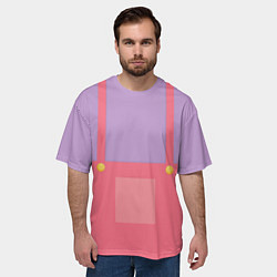 Футболка оверсайз мужская Костюм Джекса удивительный цифровой цирк, цвет: 3D-принт — фото 2