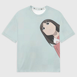 Футболка оверсайз мужская Azumanga Daioh Аюму Касуга, цвет: 3D-принт