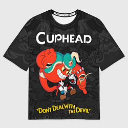Футболка оверсайз мужская Cuphead - gin, цвет: 3D-принт
