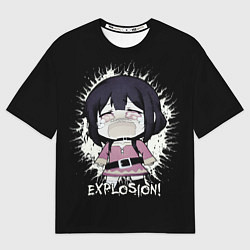 Футболка оверсайз мужская Chibi Megumin Explosion, цвет: 3D-принт