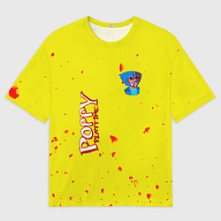 Футболка оверсайз мужская Poppy Playtime Хагги Вагги монстр, цвет: 3D-принт