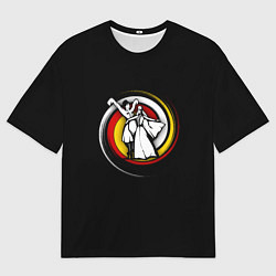 Футболка оверсайз мужская Осетия танец, цвет: 3D-принт