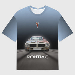 Футболка оверсайз мужская Американский масл-кар Pontiac, цвет: 3D-принт