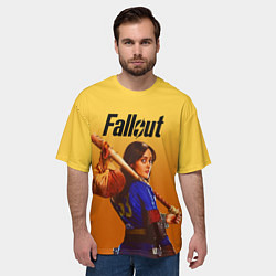 Футболка оверсайз мужская Люси - Фаллаут, цвет: 3D-принт — фото 2