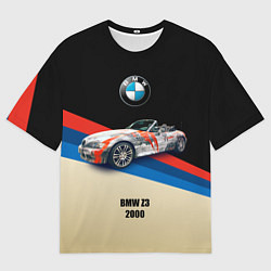 Футболка оверсайз мужская Немецкий родстер BMW Z3, цвет: 3D-принт