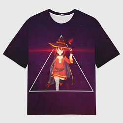 Футболка оверсайз мужская Konosuba Мэгумин cute, цвет: 3D-принт