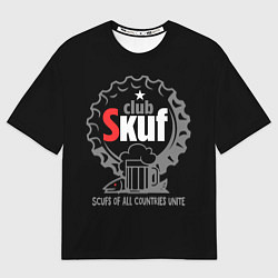 Футболка оверсайз мужская Skuf club, цвет: 3D-принт