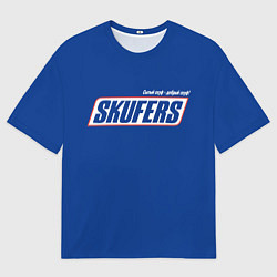 Футболка оверсайз мужская Skufers, цвет: 3D-принт