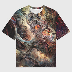 Мужская футболка оверсайз Бесконечный хаос