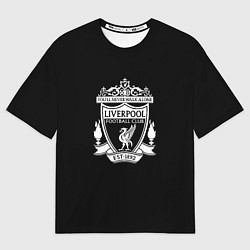 Футболка оверсайз мужская Liverpool fc club, цвет: 3D-принт