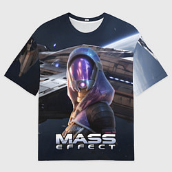 Футболка оверсайз мужская Mass Effect ТалиЗора, цвет: 3D-принт