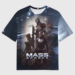Футболка оверсайз мужская Mass Effect game, цвет: 3D-принт