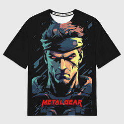 Футболка оверсайз мужская Веном Снейк Metal gear game, цвет: 3D-принт