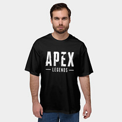 Футболка оверсайз мужская Apex legends logo, цвет: 3D-принт — фото 2