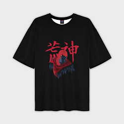Футболка оверсайз мужская Aragami logo ninja, цвет: 3D-принт