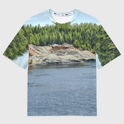 Мужская футболка оверсайз Троицко-байновское месторождение глины