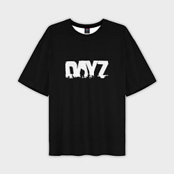 Футболка оверсайз мужская Dayz logo white, цвет: 3D-принт