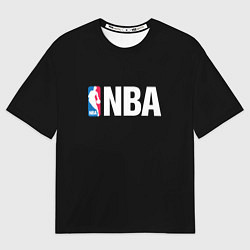 Футболка оверсайз мужская NBA logo sport, цвет: 3D-принт