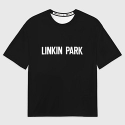 Футболка оверсайз мужская Linkin park rock white, цвет: 3D-принт