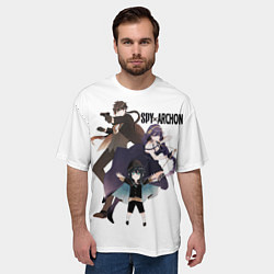 Футболка оверсайз мужская Genshin Impact - Spy x Family, цвет: 3D-принт — фото 2