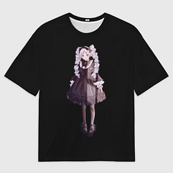Футболка оверсайз мужская Горничная Фрирен, цвет: 3D-принт