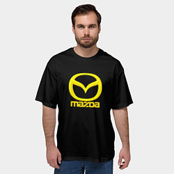 Футболка оверсайз мужская Mazda yellow, цвет: 3D-принт — фото 2
