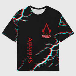 Мужская футболка оверсайз Assassins Creed strom