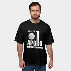 Футболка оверсайз мужская Apollo space, цвет: 3D-принт — фото 2