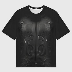 Футболка оверсайз мужская Мото - броня, цвет: 3D-принт