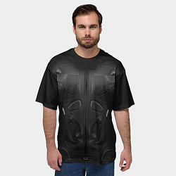 Футболка оверсайз мужская Мото - броня, цвет: 3D-принт — фото 2