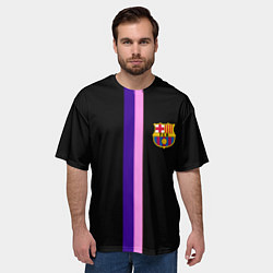 Футболка оверсайз мужская Barcelona line, цвет: 3D-принт — фото 2