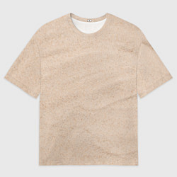 Мужская футболка оверсайз Песочная текстура