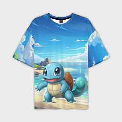 Футболка оверсайз мужская Pokemon Squirtle, цвет: 3D-принт