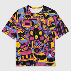 Мужская футболка оверсайз О Париж