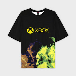 Футболка оверсайз мужская Xbox game flame, цвет: 3D-принт