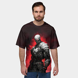 Футболка оверсайз мужская Киборг-ликвидатор, цвет: 3D-принт — фото 2