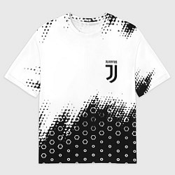 Мужская футболка оверсайз Juventus sport steel