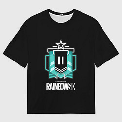 Футболка оверсайз мужская Rainbow six ubisoft games, цвет: 3D-принт