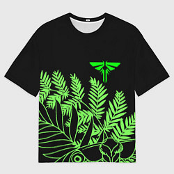 Мужская футболка оверсайз The Last of Us acid logo