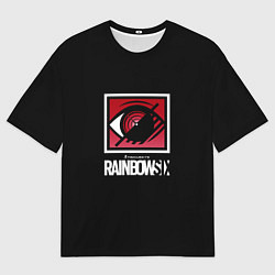 Футболка оверсайз мужская Шутер радуга 6, цвет: 3D-принт