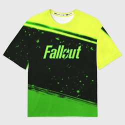 Футболка оверсайз мужская Fallout toxic line, цвет: 3D-принт