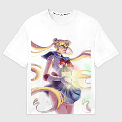 Футболка оверсайз мужская Сейлор Мун Sailor Moon, цвет: 3D-принт