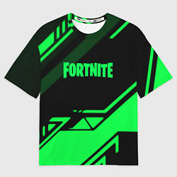 Футболка оверсайз мужская Fortnite geometry green, цвет: 3D-принт