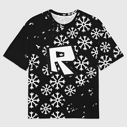 Футболка оверсайз мужская Roblox winter, цвет: 3D-принт