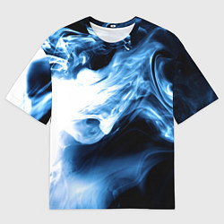 Футболка оверсайз мужская Дым смок вейпа текстура, цвет: 3D-принт
